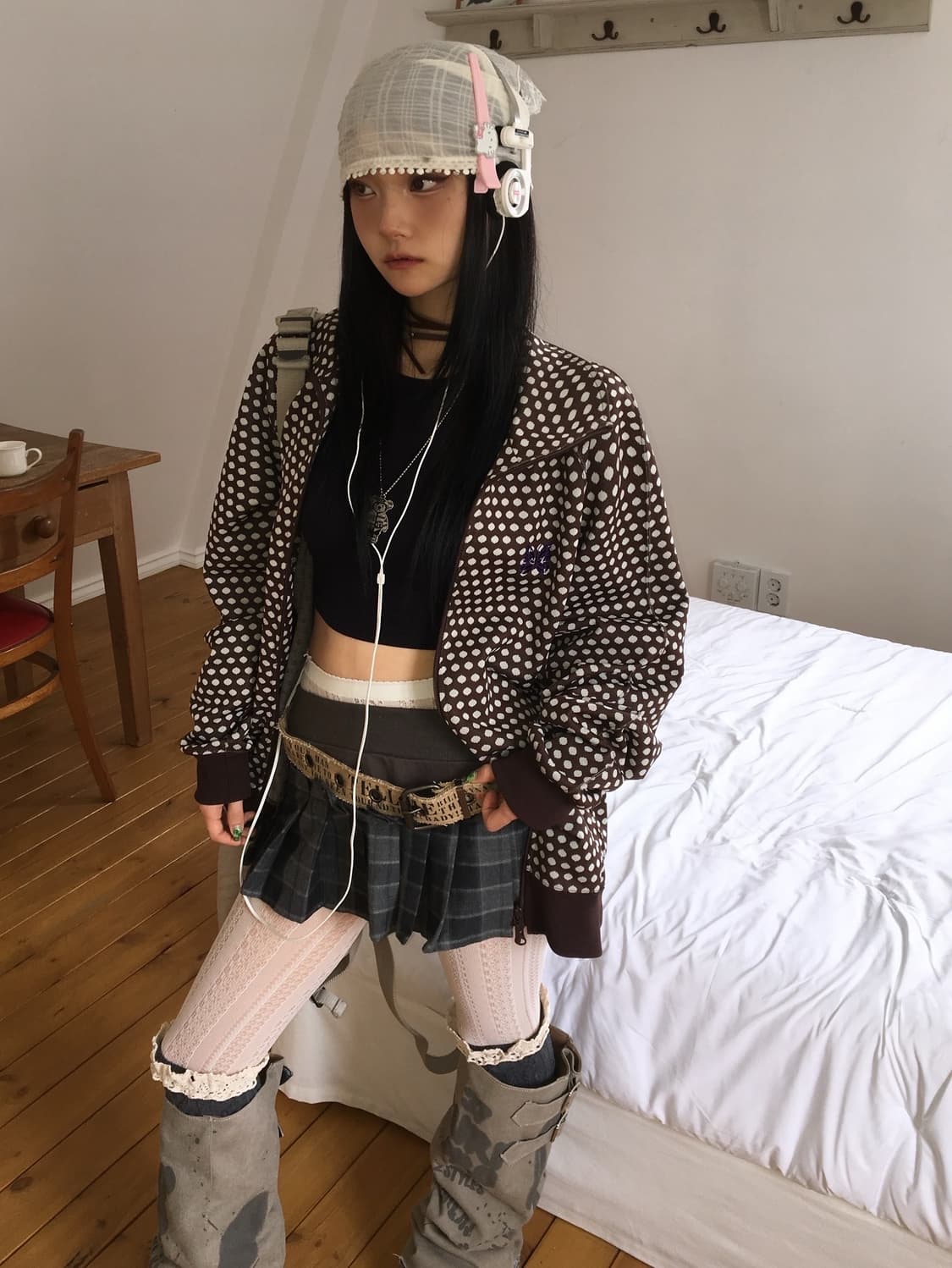 니들스 브라운 도트져지 상품이미지1