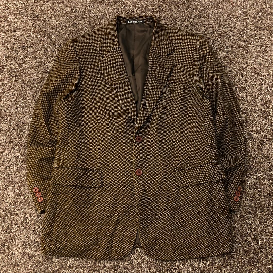 입생로랑 아카이브 대디핏 울 블레이저 자켓 상품이미지1