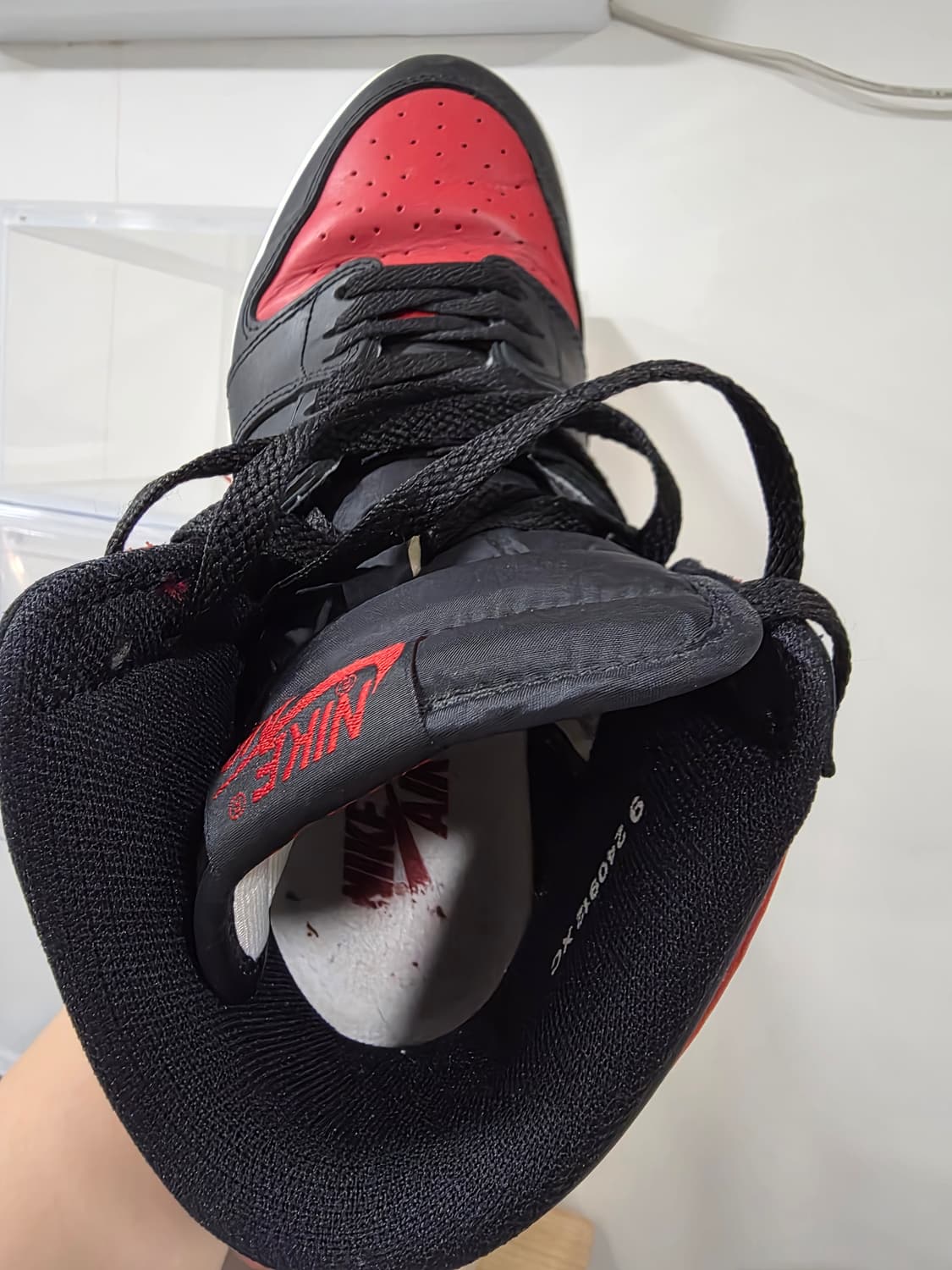 꿀매![270]에어조던1브레드 5회착 판매 상품이미지2