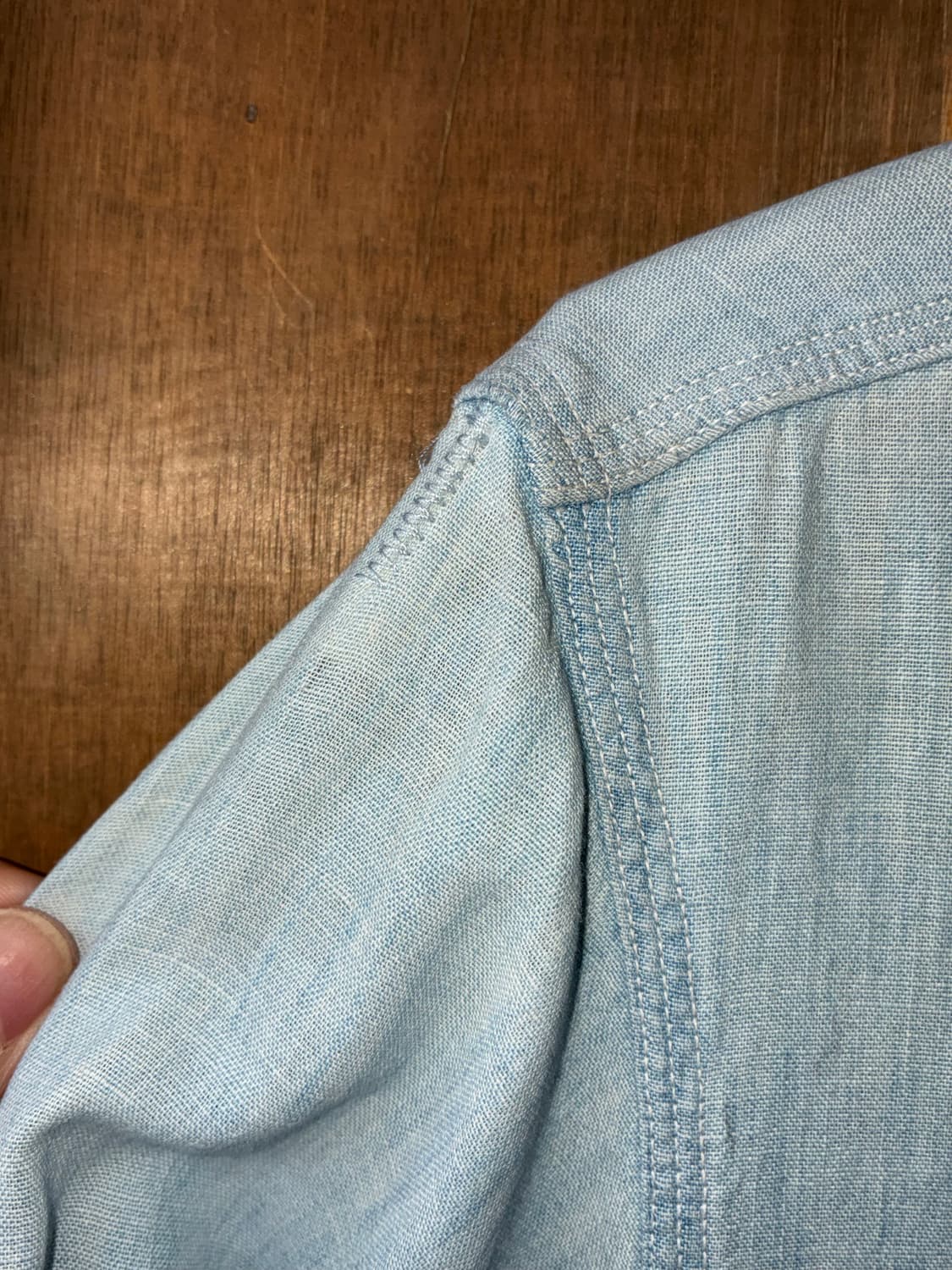 1960s Penney’s BIG MAC Chambray Shirt 상품이미지9