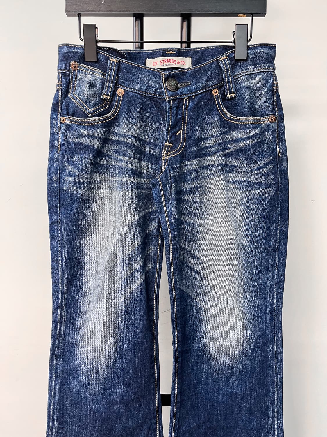 리바이스 워싱 부츠컷 데님 진스 상품이미지2