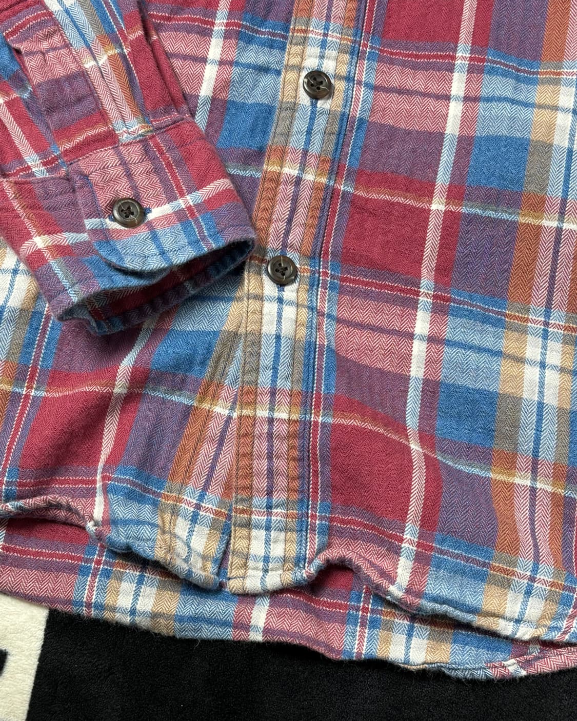 일본빈티지 유니클로 체크셔츠 상품이미지5