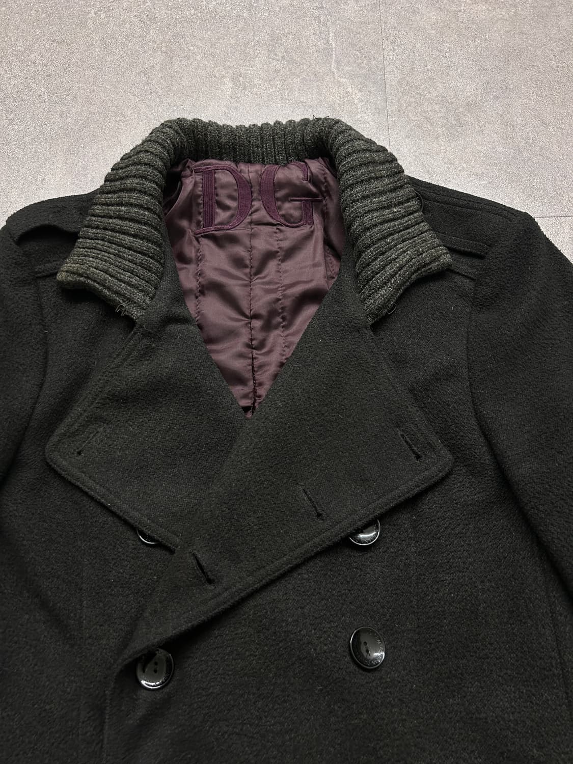 D&G 90’s 밀리터리 나폴레옹 하이넥 코트 상품이미지8