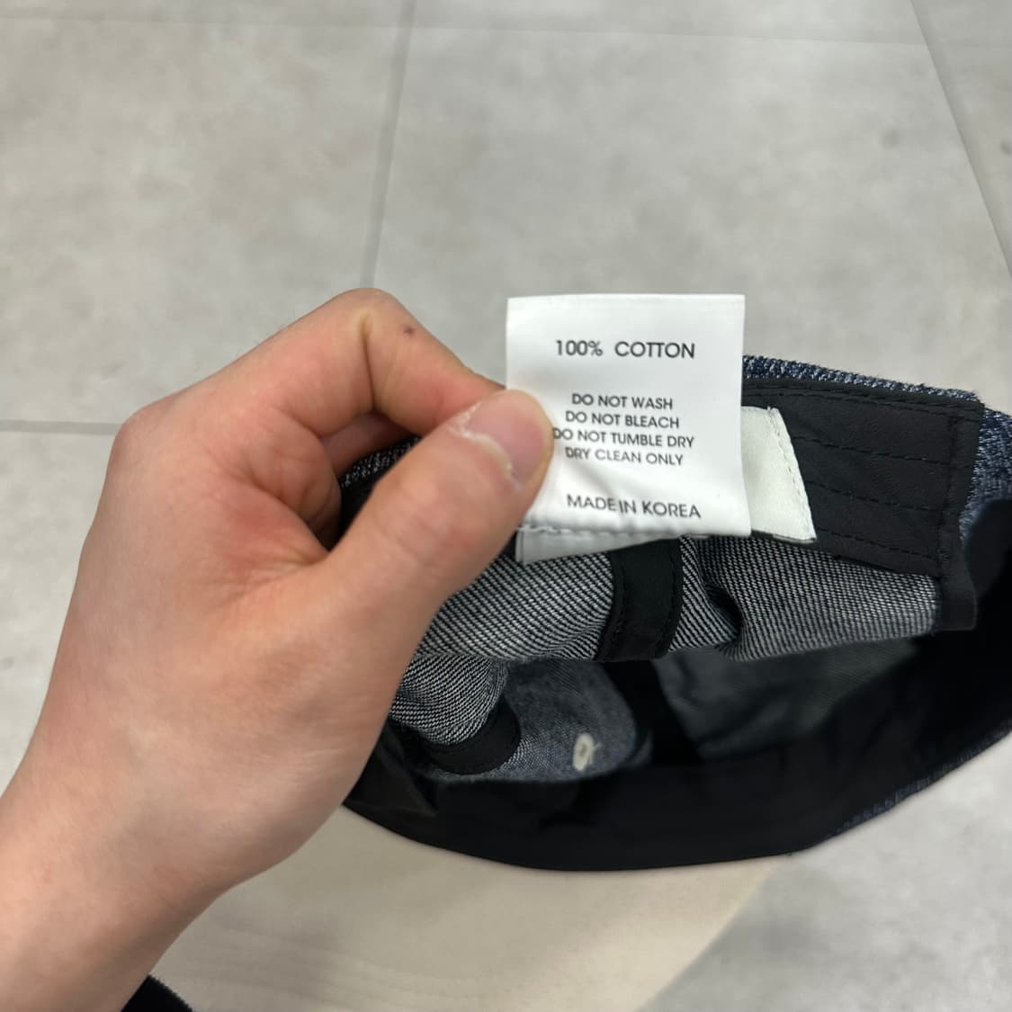 이미스 데님 볼캡 상품이미지4