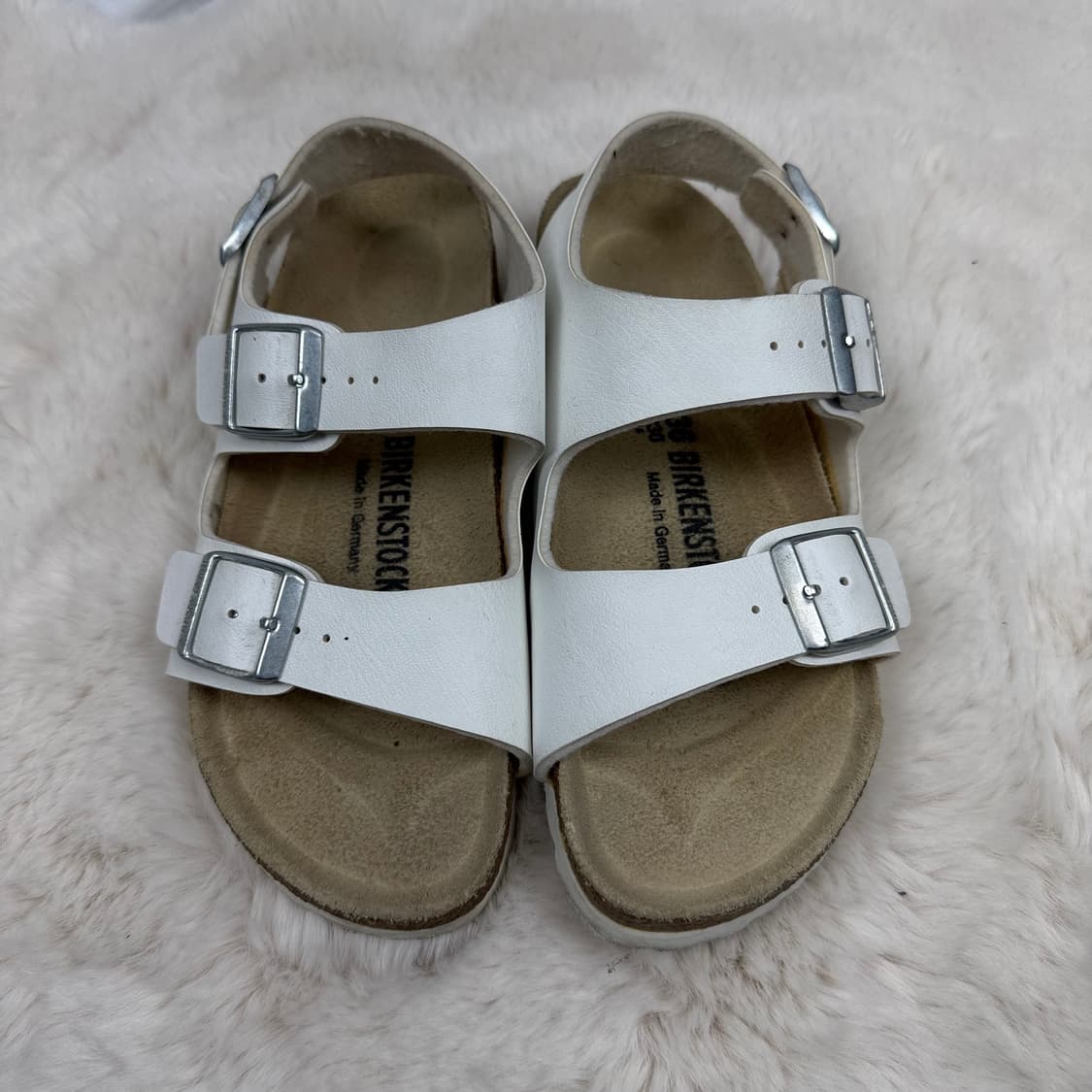 230) 버켄스탁 밀라노 샌들 화이트 상품이미지2