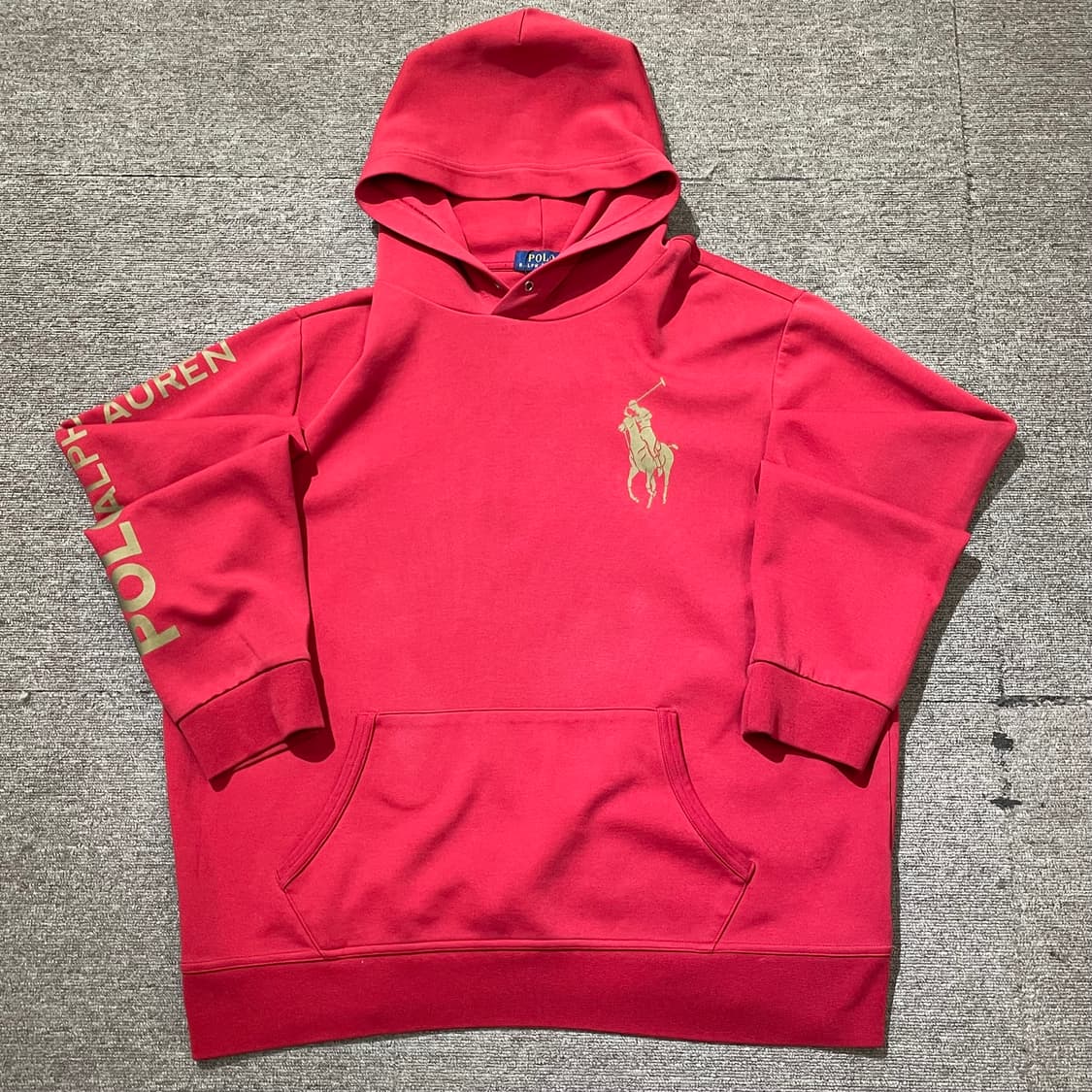 (XL) POLO 폴로 랄프로렌 프린팅 후드티 상품이미지3