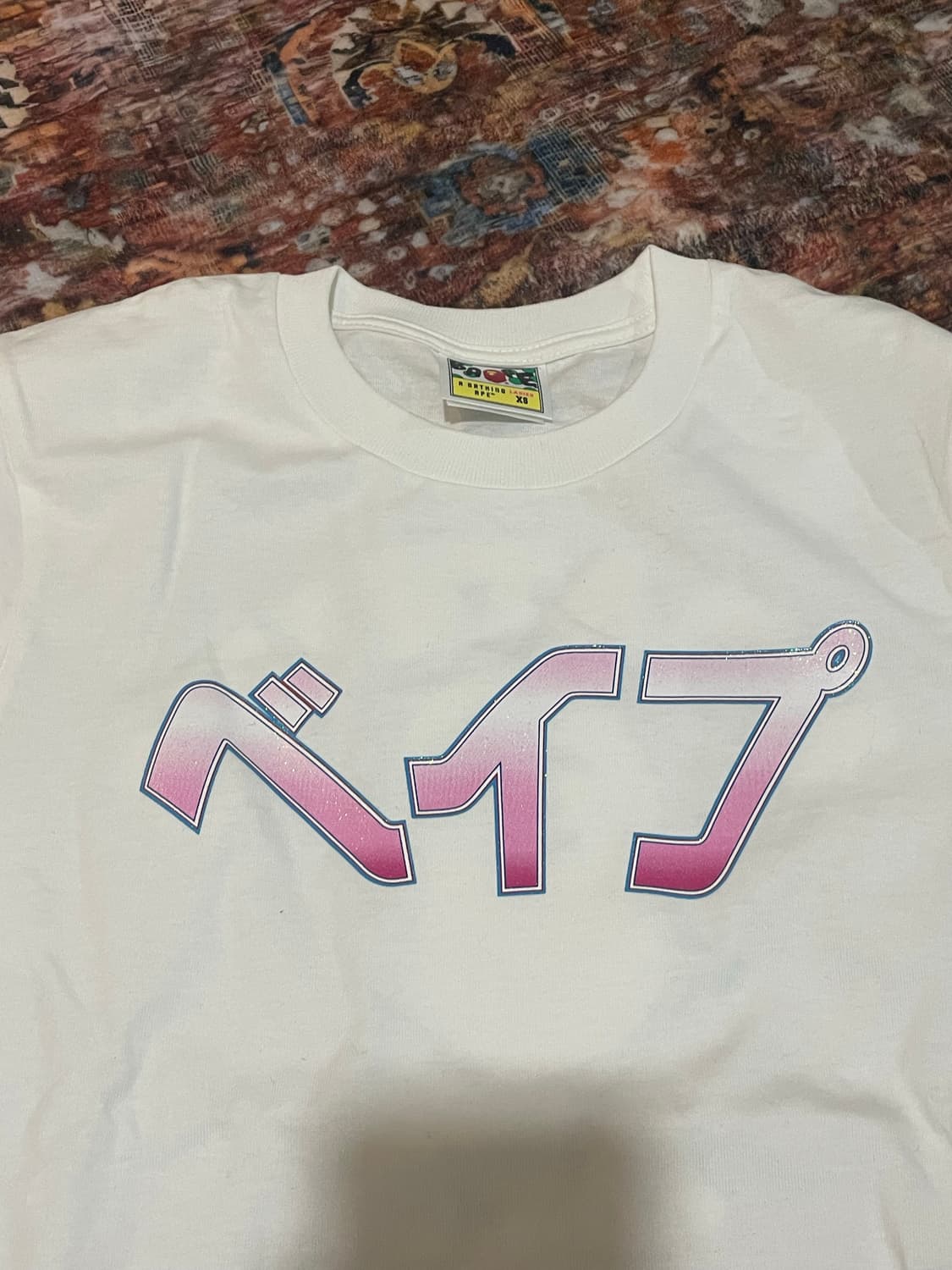 (새상품) Katakana bape tee 카타카나 베이프 반팔티 상품이미지7