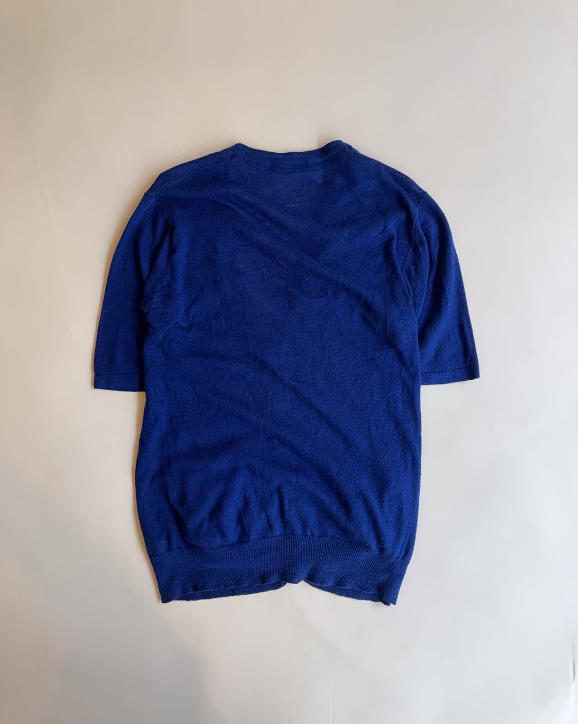 Blue Short Sleeve Cardigan 상품이미지2