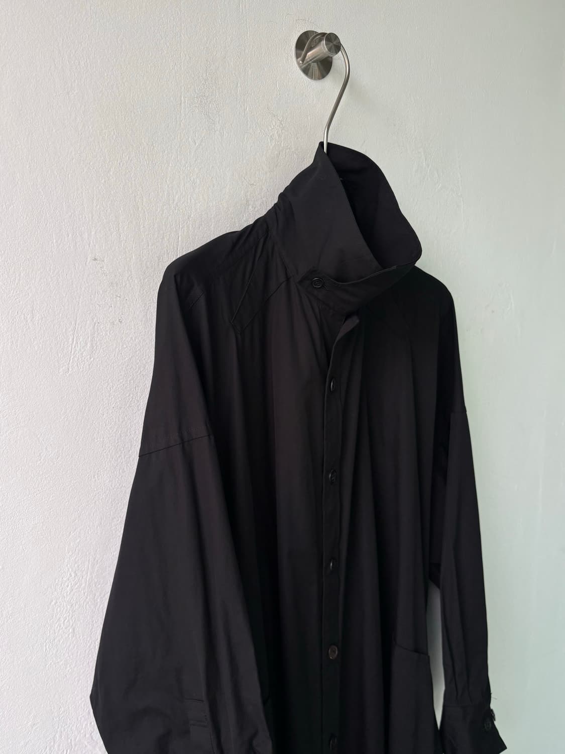 요지야마모토 하이넥 코트  상품이미지6