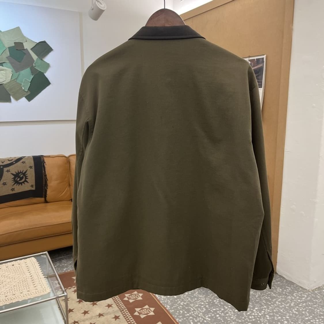 입생로랑 빈티지 말차카키 해링턴 헌팅 워크 자켓 110 C10379 상품이미지4