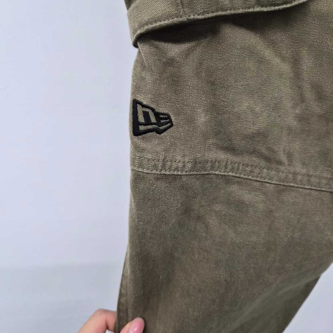 뉴에라 카키색 카고 조거 팬츠 30in 상품이미지10