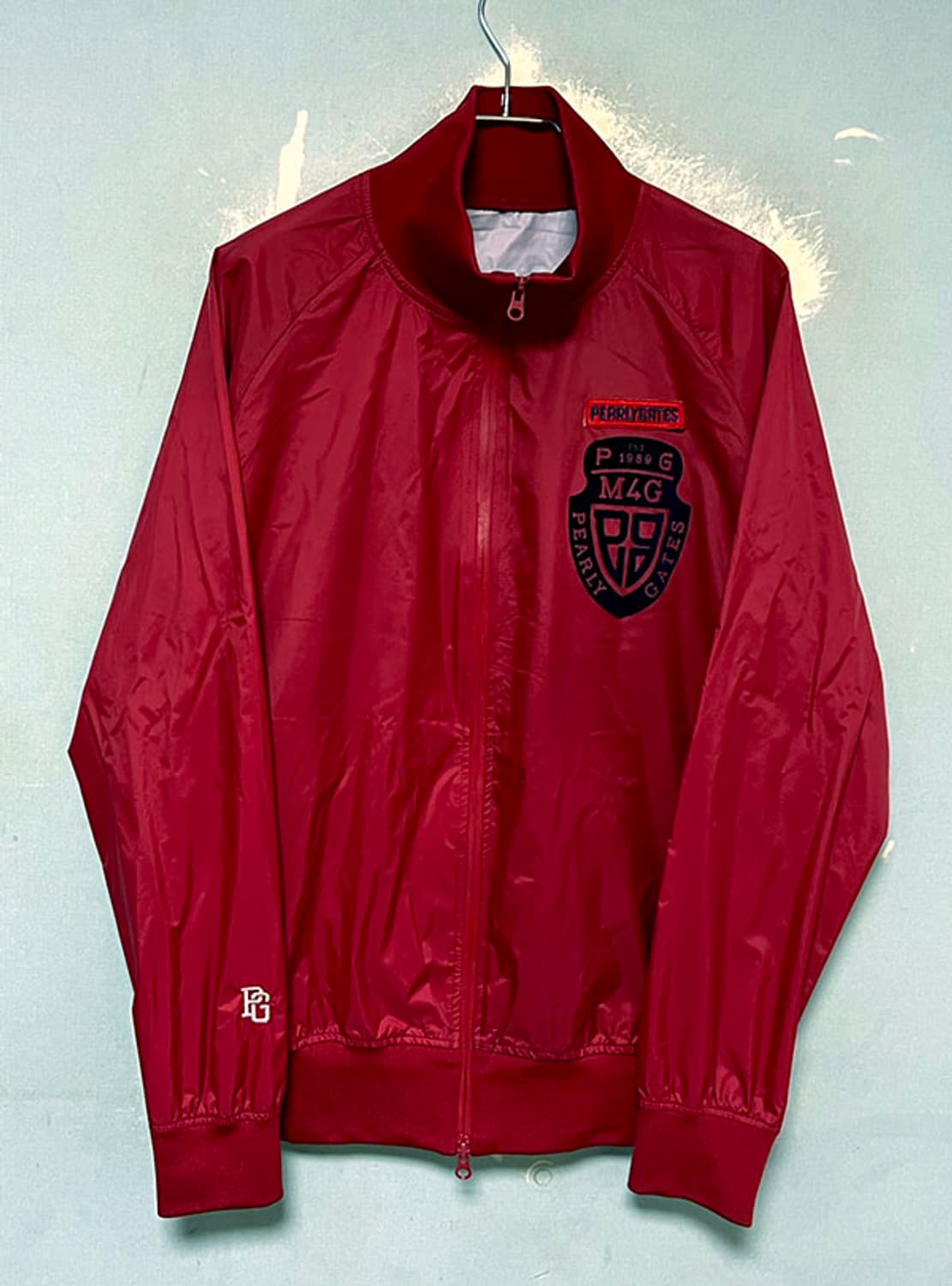 파리게이츠 골프 레인자켓 바람막이점퍼 춘추 레드 캐주얼 일본 L 100 상품이미지1
