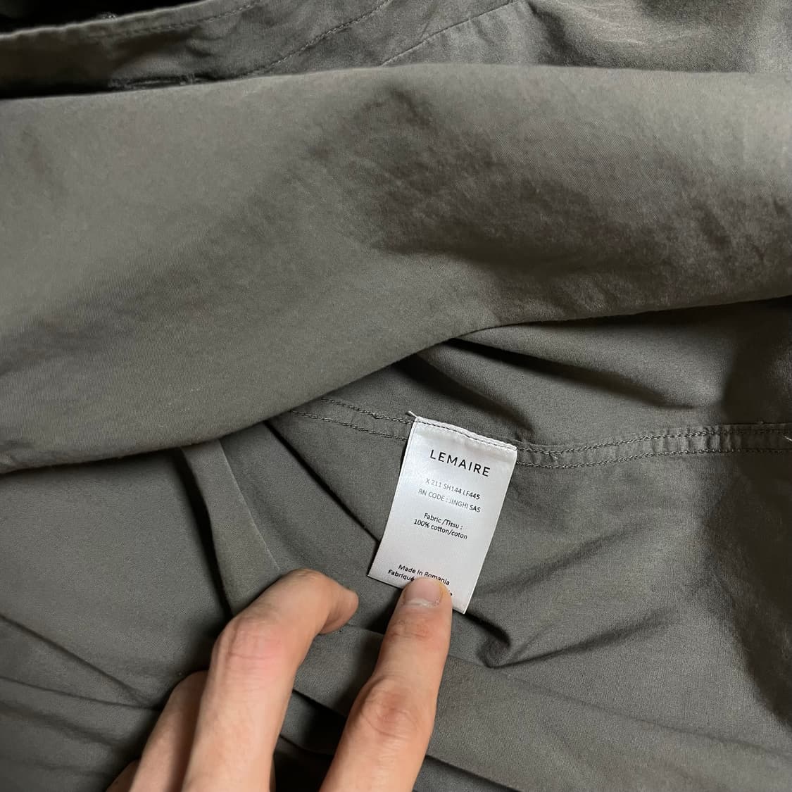 르메르 21SS 애쉬그레이 셋업 3PS 상품이미지9