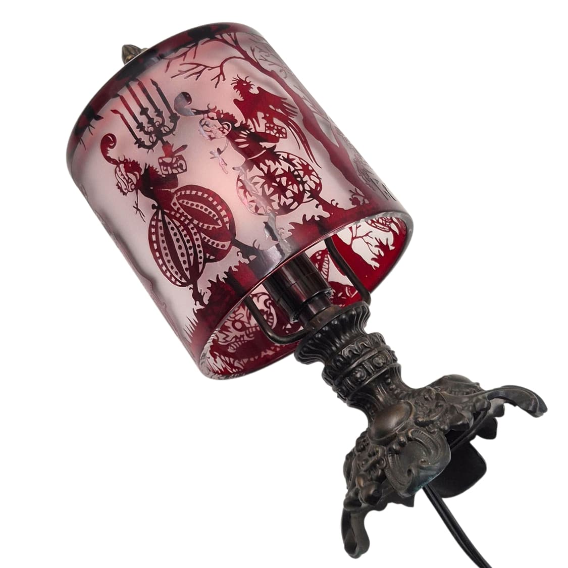 00s 일본 스즈키 준코 앤틱 루비 레이스 조명 상품이미지6