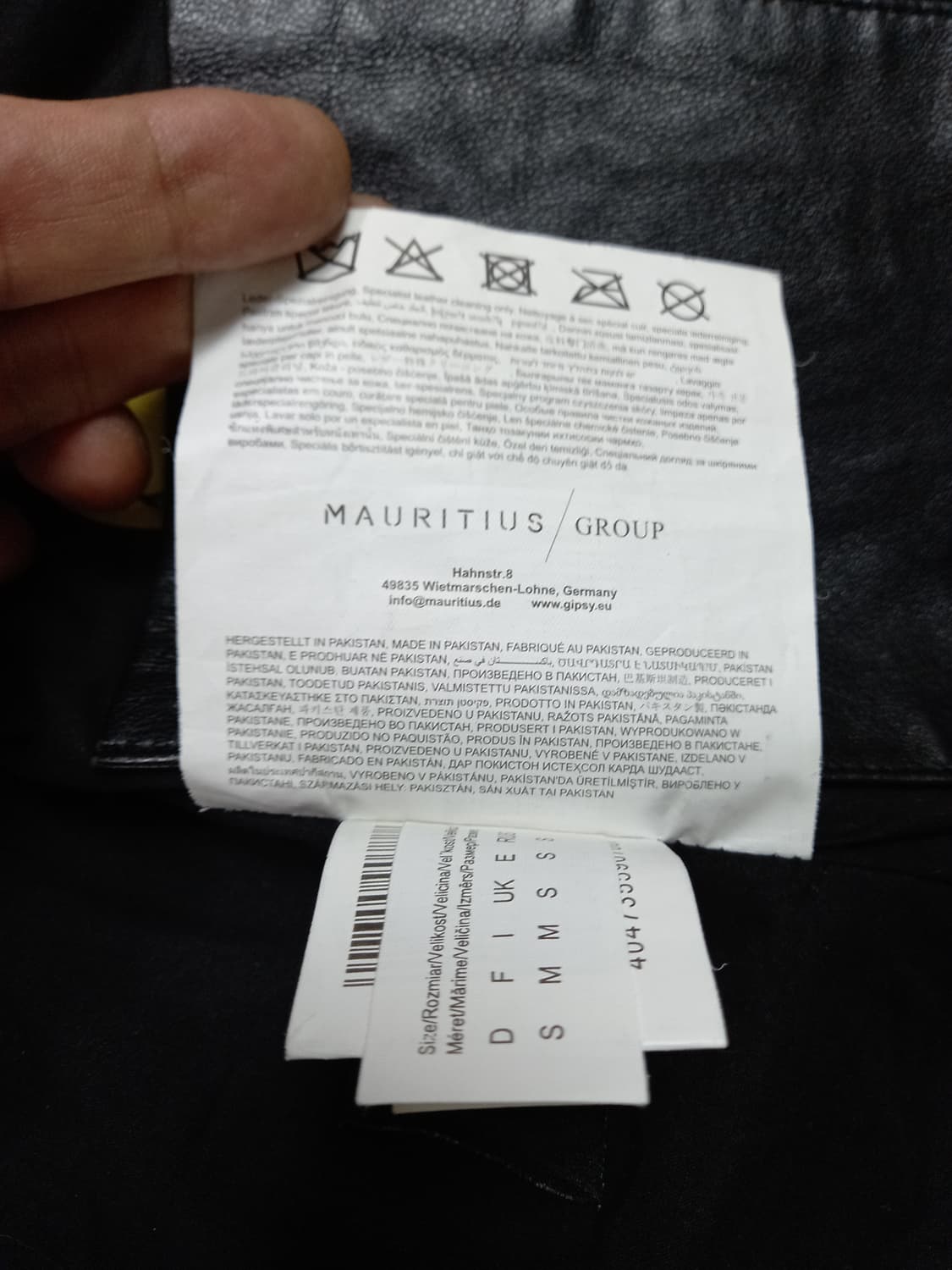 85-90 GIPSY+SMILEY 양가죽 라이더 자켓 블랙 M-09 상품이미지8