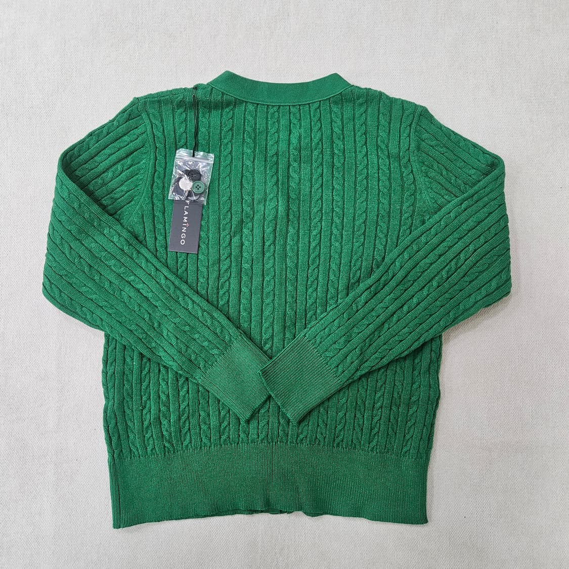 55 새상품 후라밍고 니트 가디건 0310Y 상품이미지2