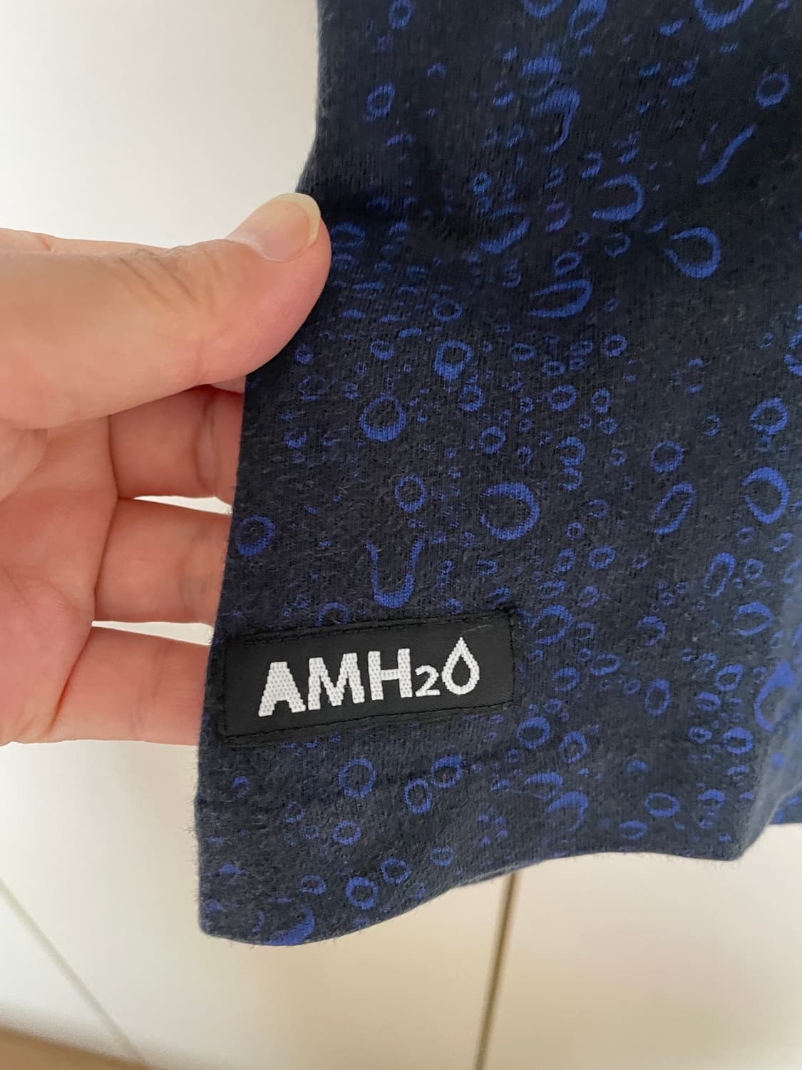 AMH 워터드롭 패턴 반팔티 S 상품이미지3