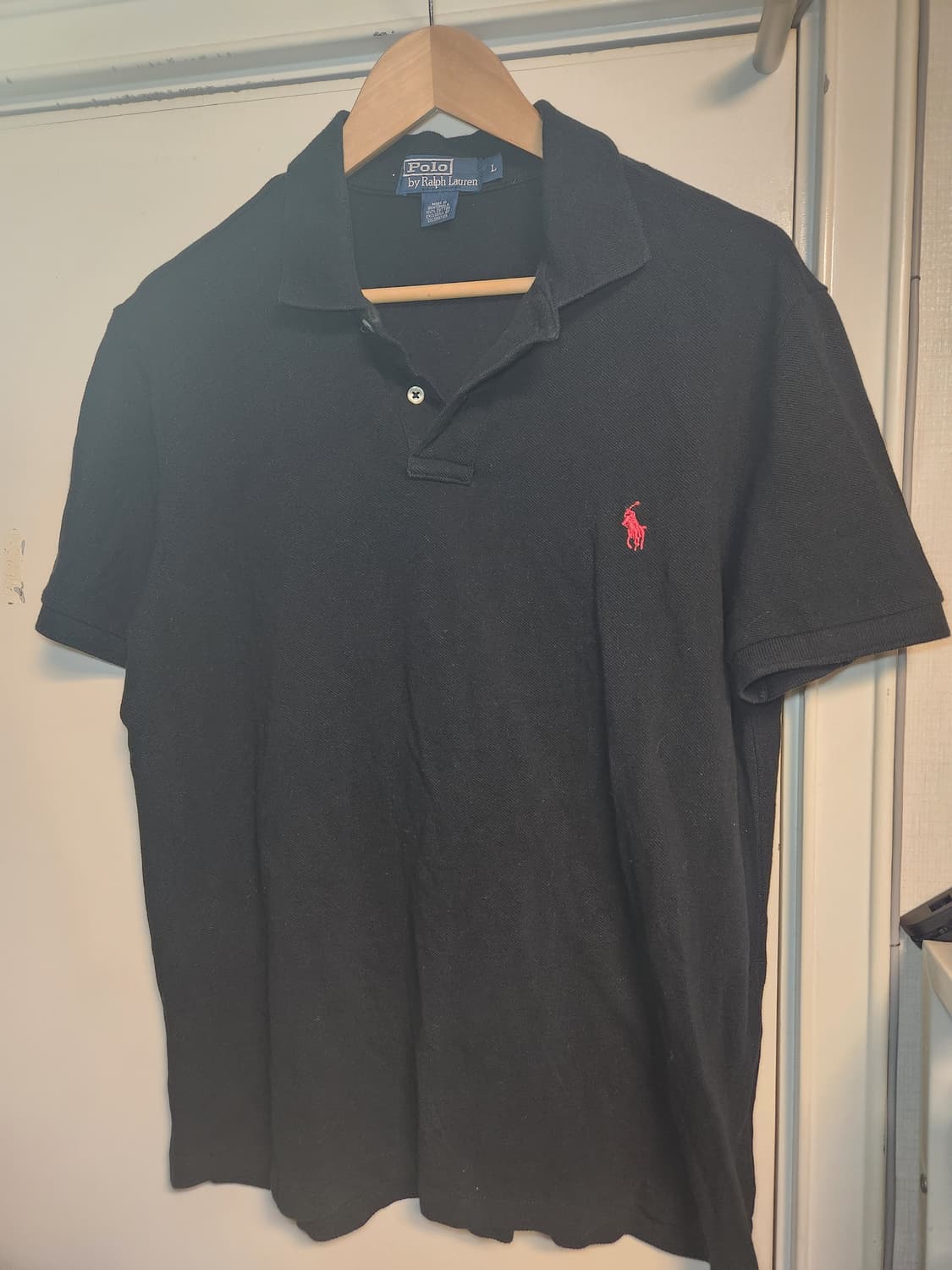 폴로 랄프로렌 블랙 반팔 PK티 L 상품이미지1