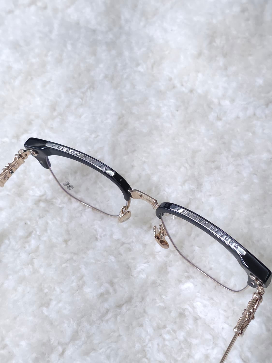 [OS] 크롬하츠 보넨노이슈어2 안경 블랙 골드 상품이미지4