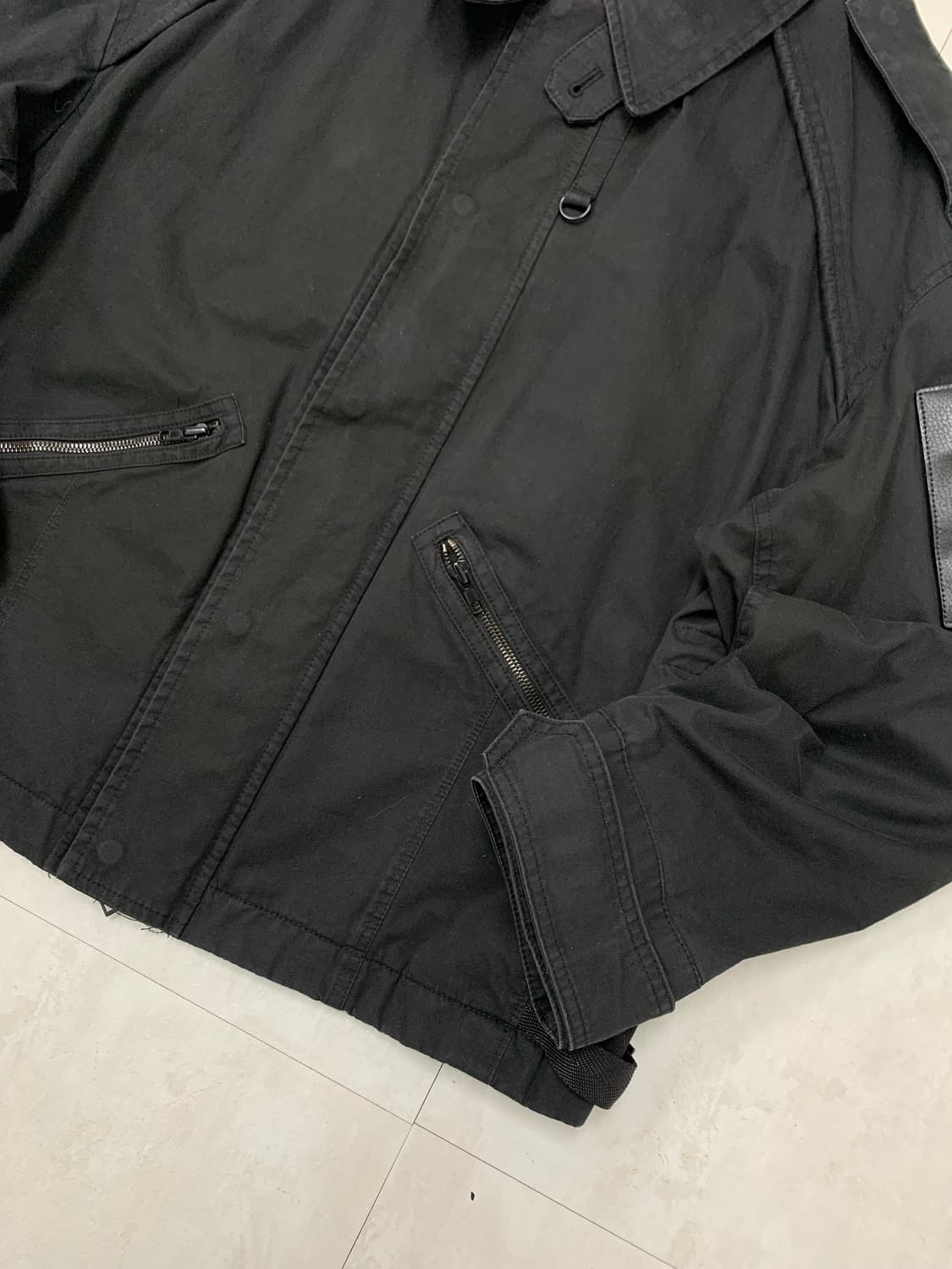 블랙 디테일 코튼 자켓 #121 상품이미지4