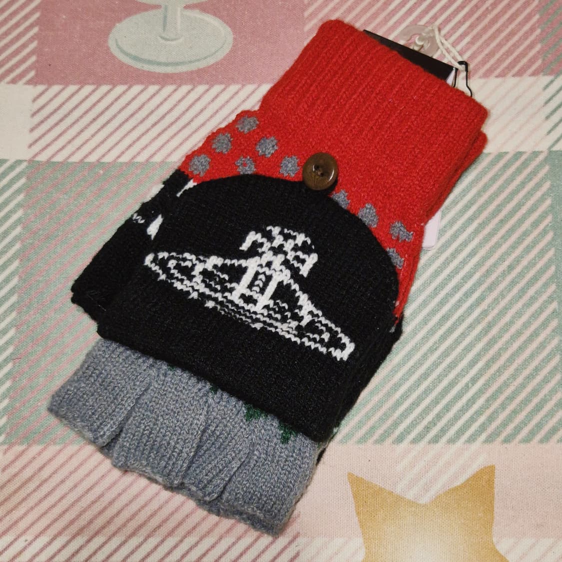 비비안웨스트우드 핑거리스&벙어리 울 장갑 상품이미지9