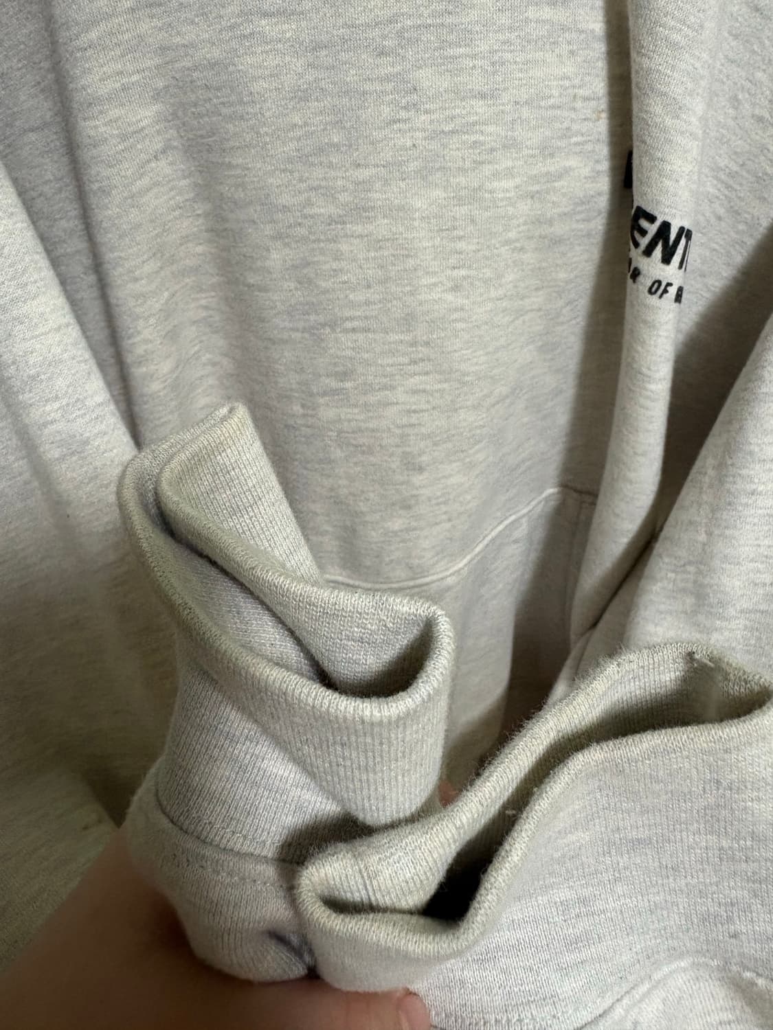 에센셜 풀오버 후드 오트밀 - 21SS 상품이미지7