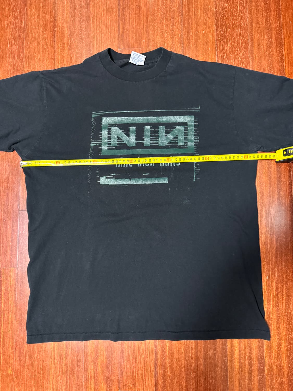 [XL] 90s 나인 인치 네일스 nothing 박스로고 밴드티 상품이미지6