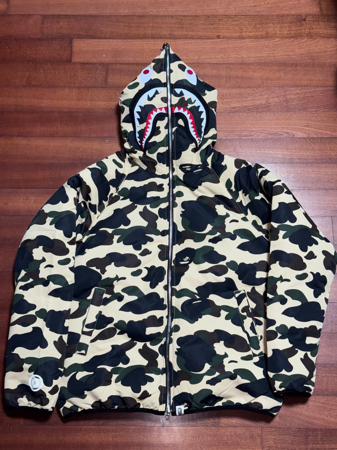 베이프 샤크 황계 패딩 상품이미지1