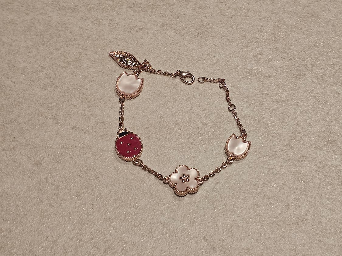 자개 플라워 포인트 팔찌 (새상품)  상품이미지1