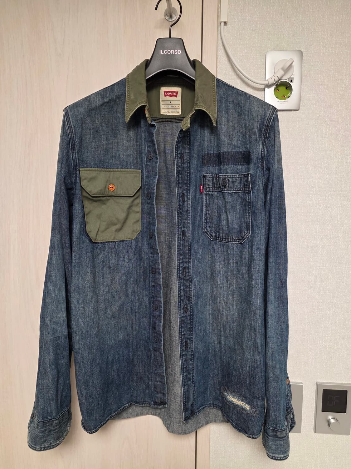 빈티지 리바이스 데님 셔켓 상품이미지2