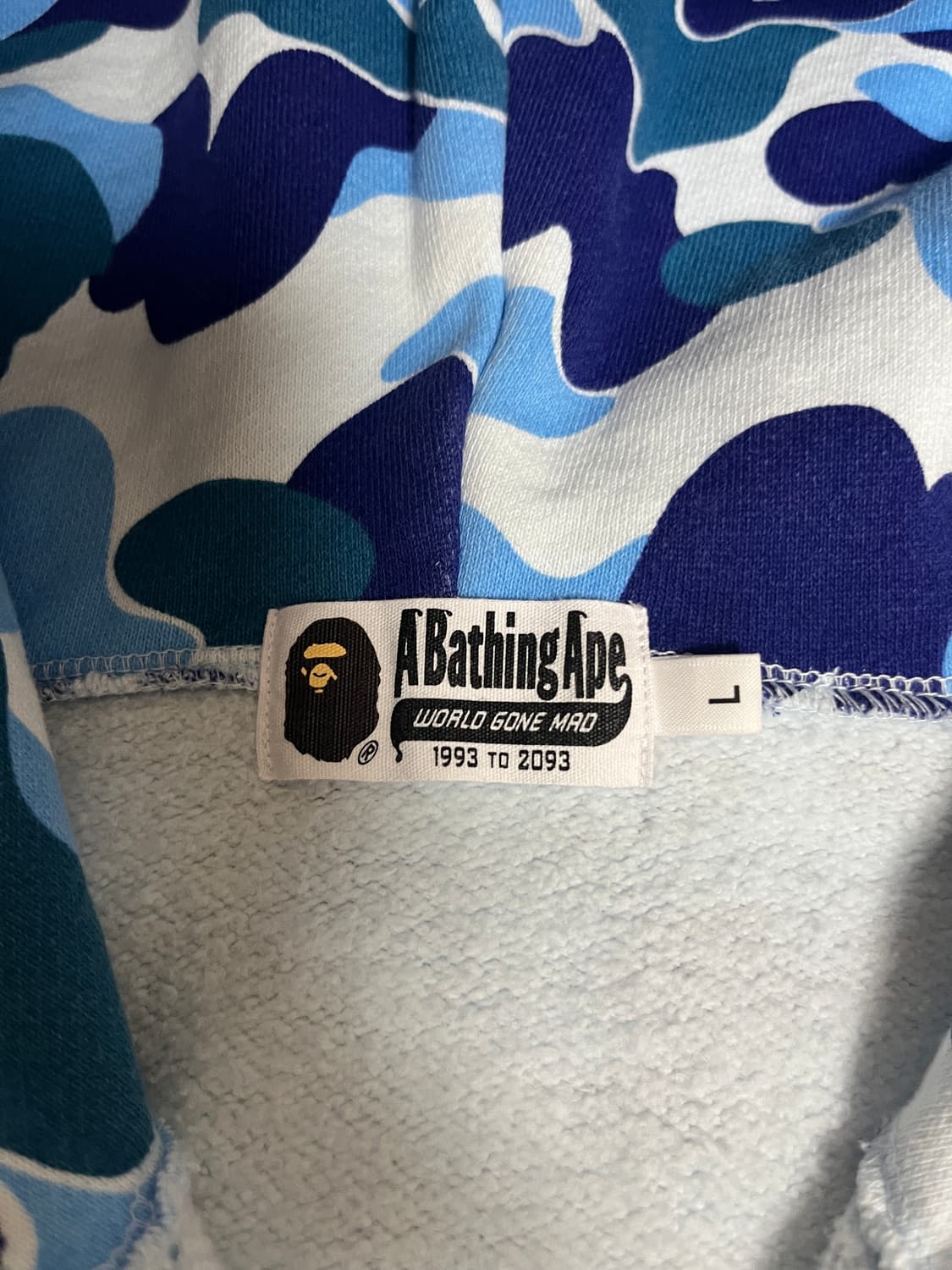 베이프 타이가 후드집업 L 상품이미지4