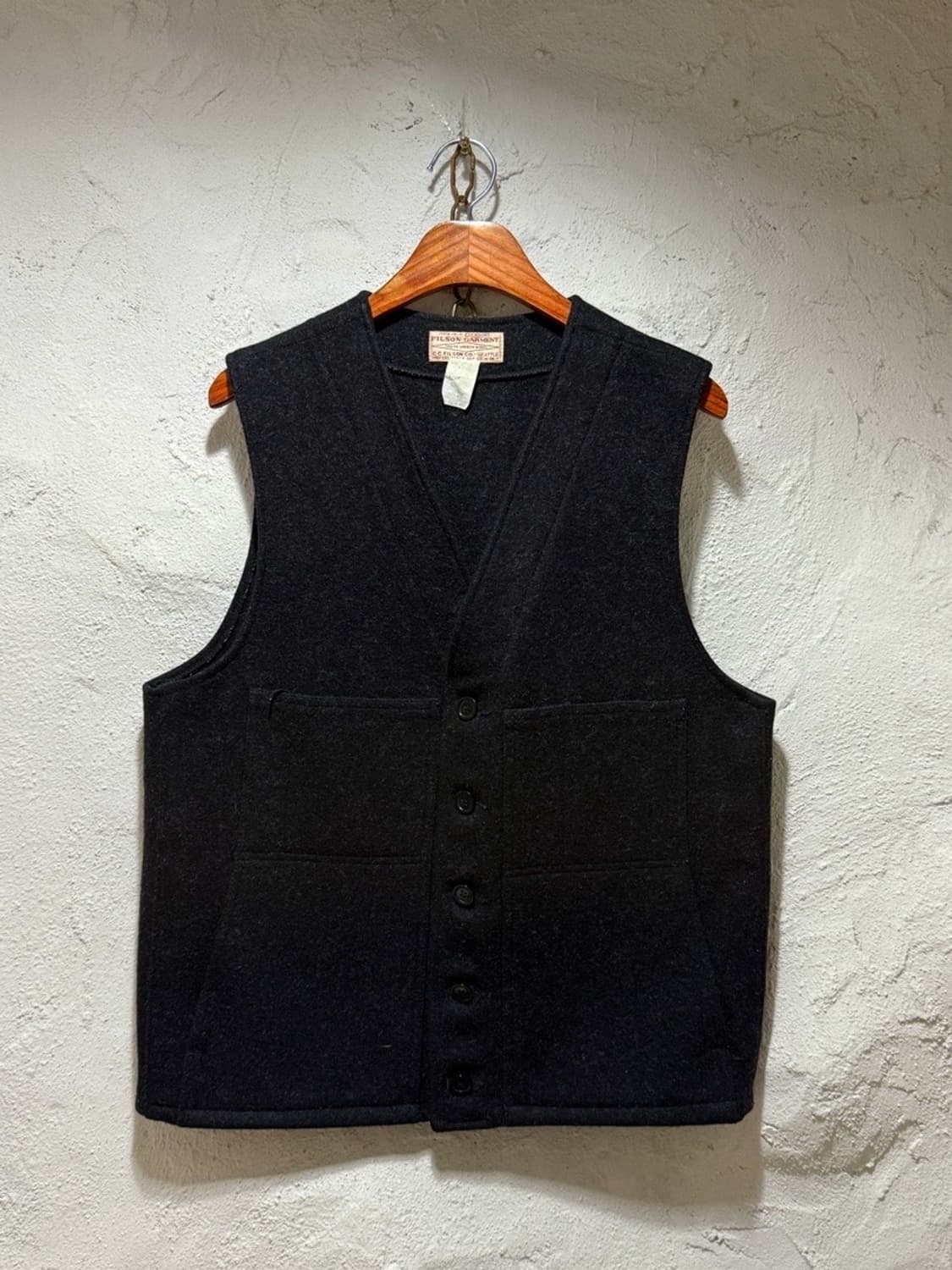FILSON 필슨 90s 생산 매키노 울 베스트 아메리칸 캐주얼 아웃도어 상품이미지2