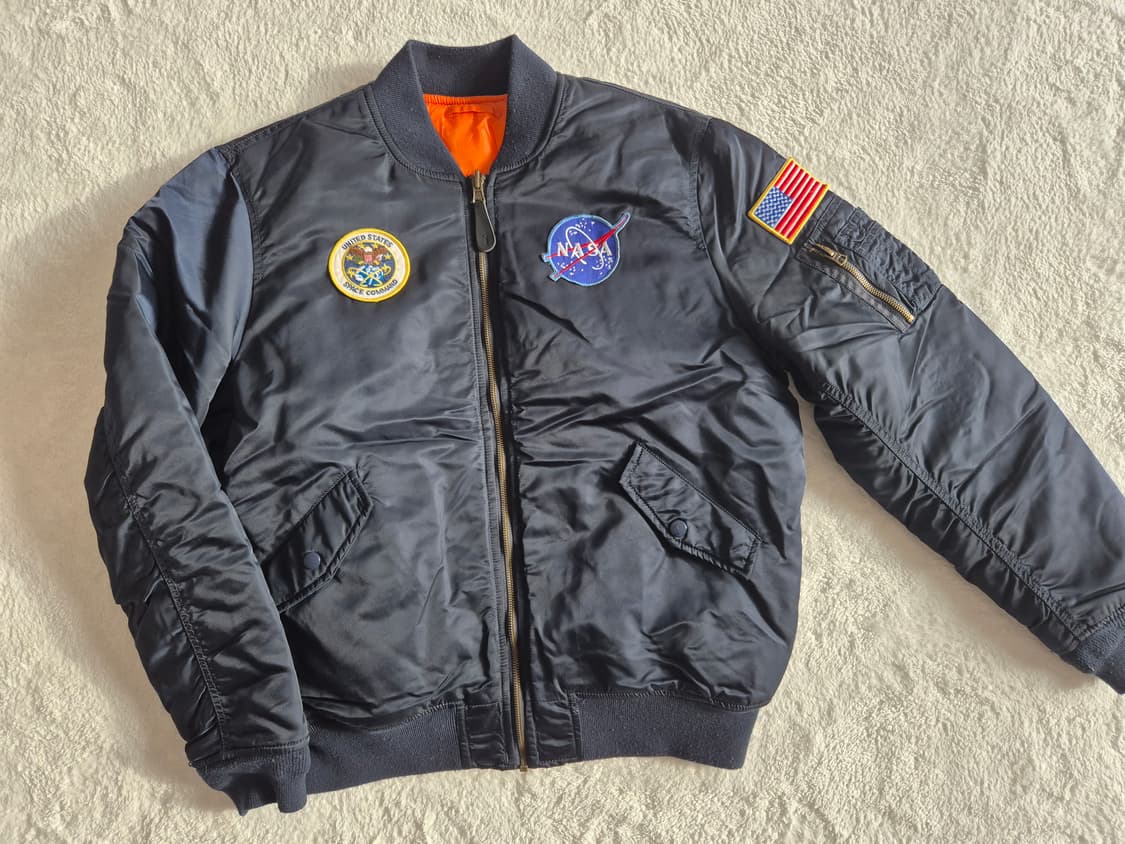 NASA 리버시블 투웨이 항공점퍼 봄버자켓  상품이미지1