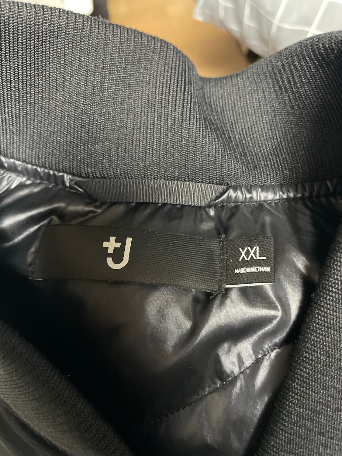 유니클로 질샌더 콜라보 +J MA-1 블랙 2XL 상품이미지2