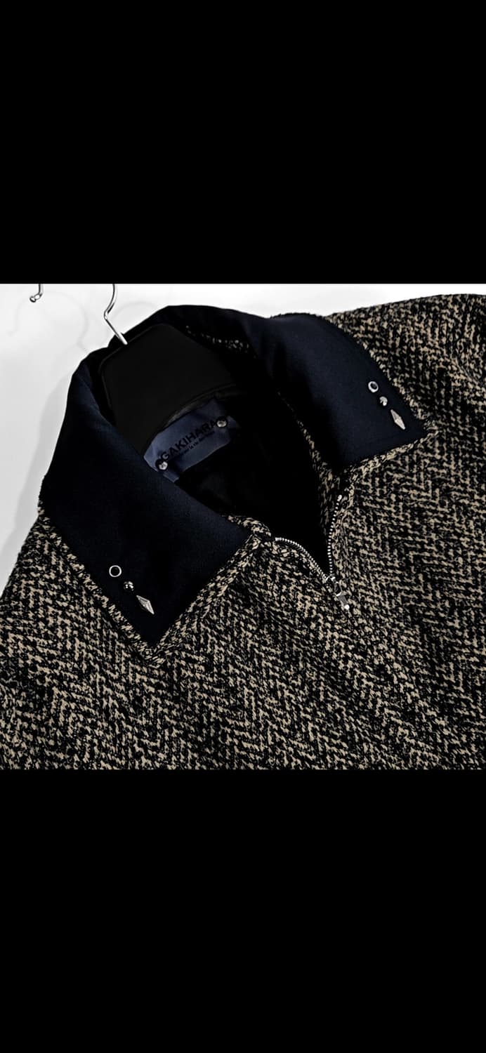 GAKIHARA 더블카라 트위드 자켓 상품이미지2