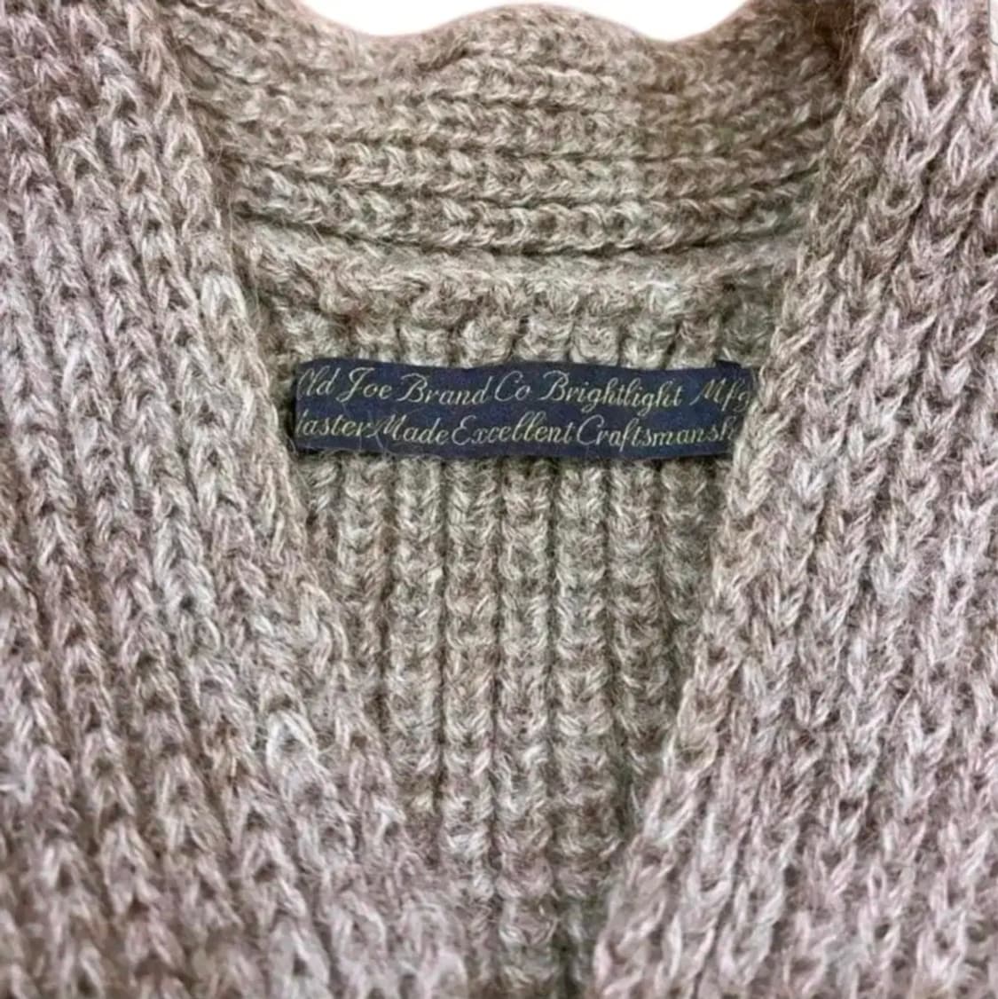 올드조 브리티시 트위드웜 가디건 상품이미지3