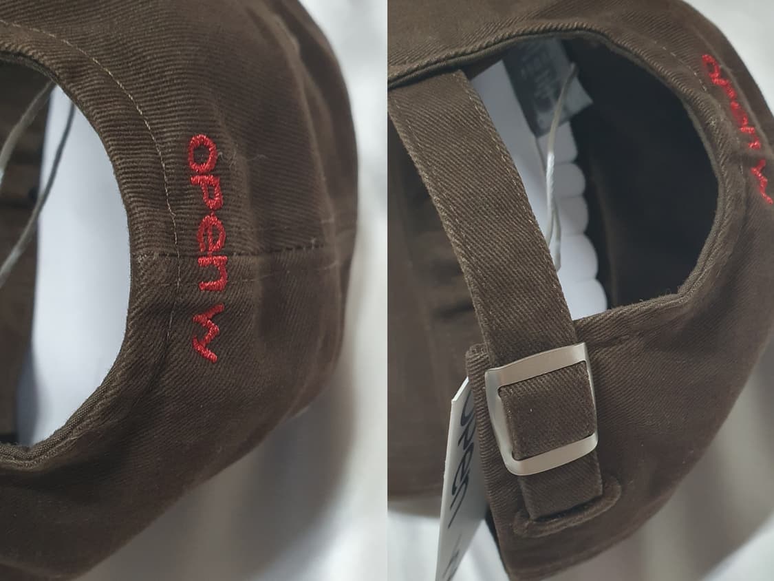 오픈와이와이 브라운 적토마 붉은말 패치 볼캡 모자 상품이미지8