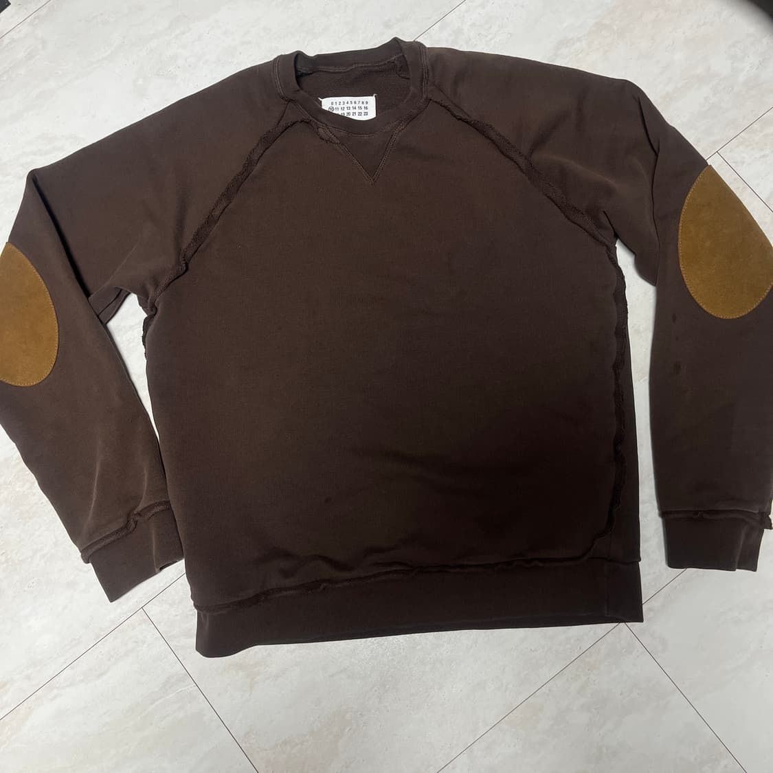 마르지엘라 엘보 패치 맨투맨 50사이즈 상품이미지1