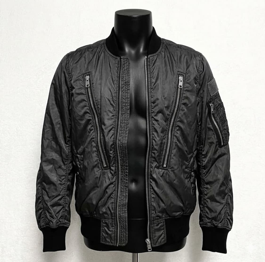 Diesel 디젤 19SS 가먼트 더블 지퍼 마원 자켓 상품이미지1