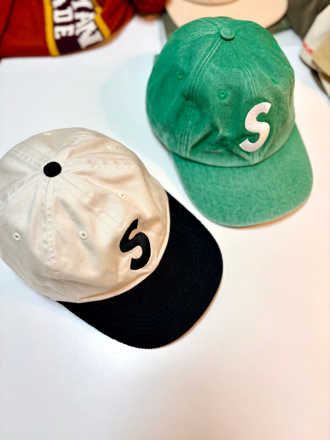 슈프림 피그먼트 S 로고 6-패널 그린 - 24FW 상품이미지8