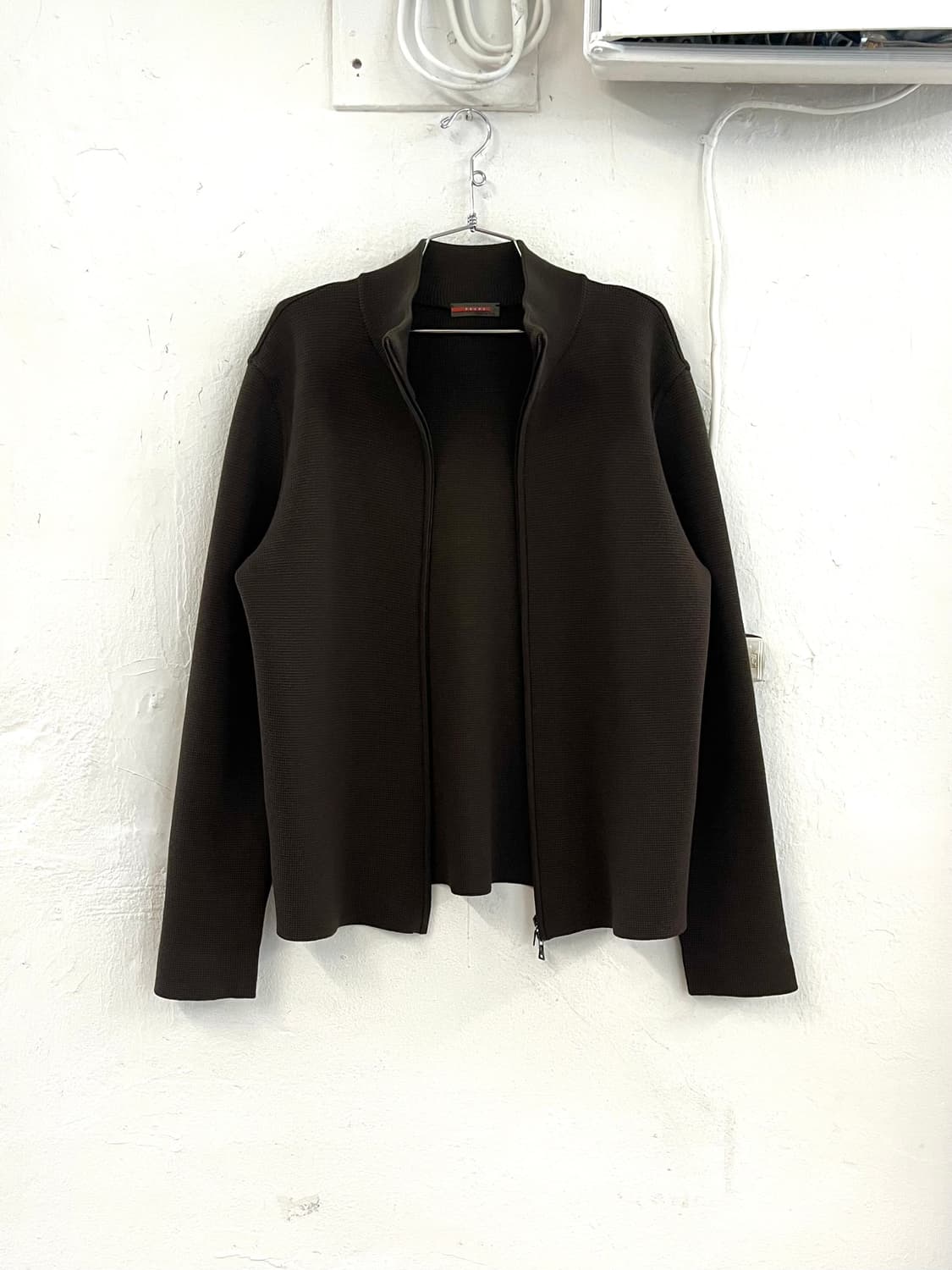 프라다 스포츠 2005 아카이브 울 니트 집업 자켓 상품이미지8