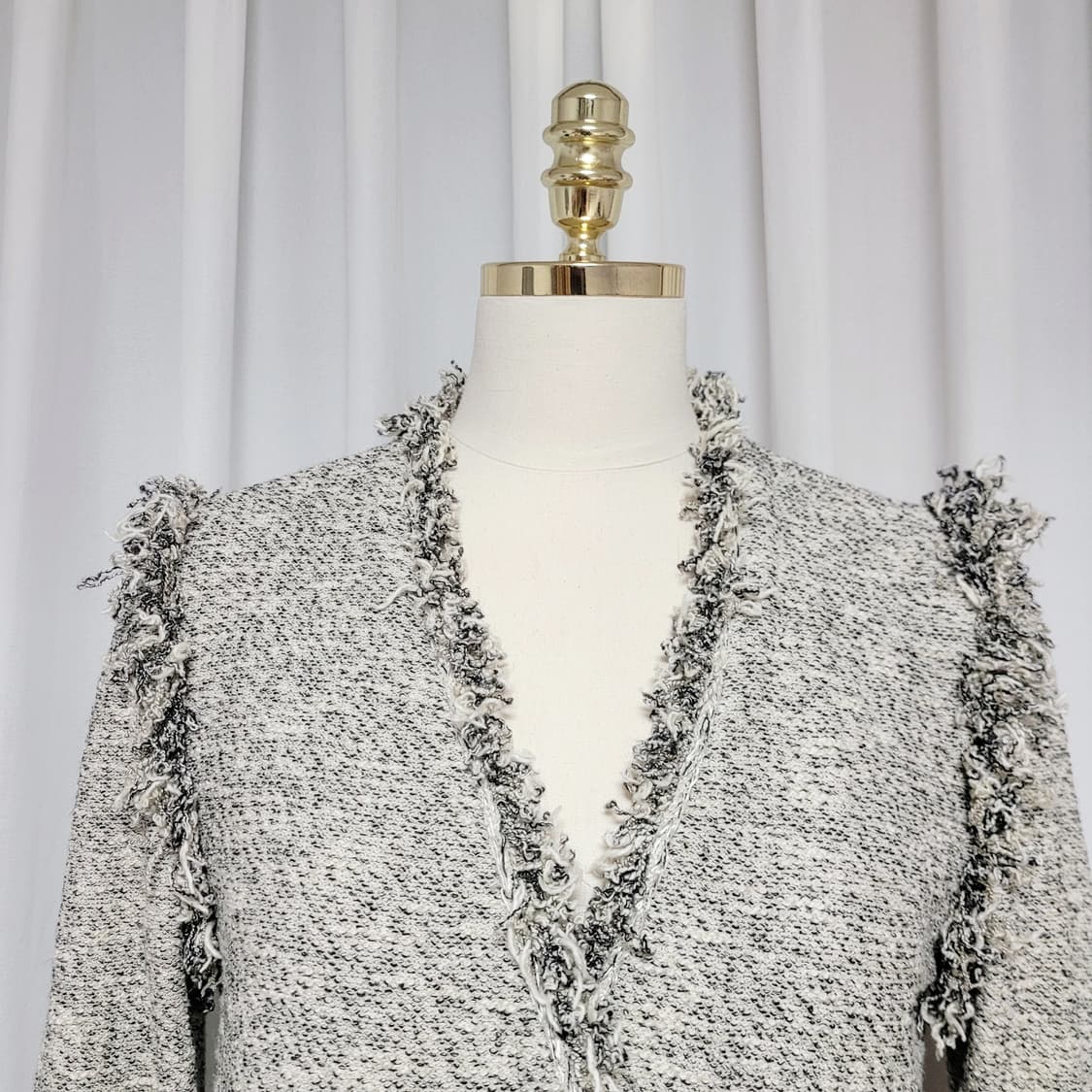 랑방컬렉션 트위드 자켓 (55) 상태최상 상품이미지4