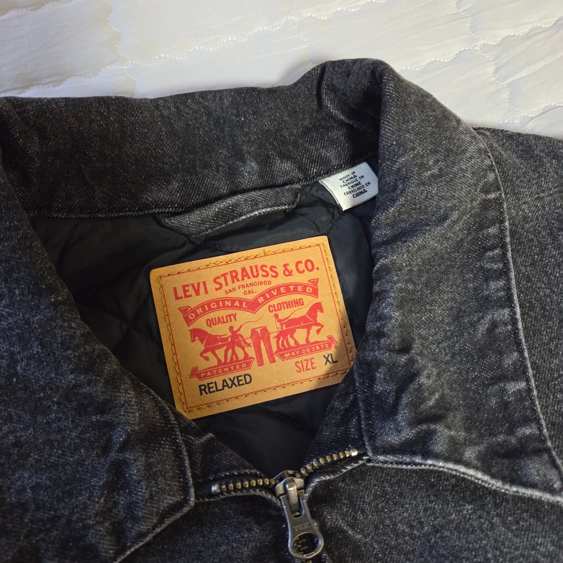 리바이스 워싱 청자켓 상품이미지3