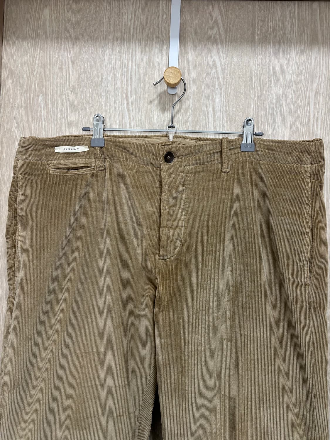 24FW)YCHAI 이카이 테이퍼드핏 코듀로이 팬츠36"/베이지 상품이미지3