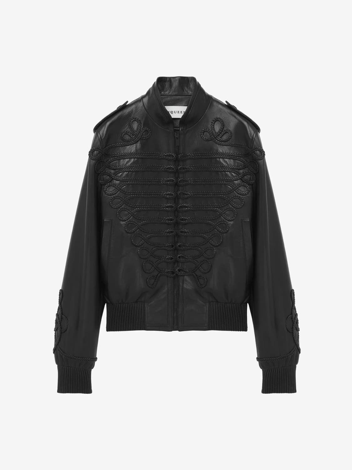 [TXT 연준님 착용] 알렉산더맥퀸 25fw 나폴레옹 레더 자켓 상품이미지2