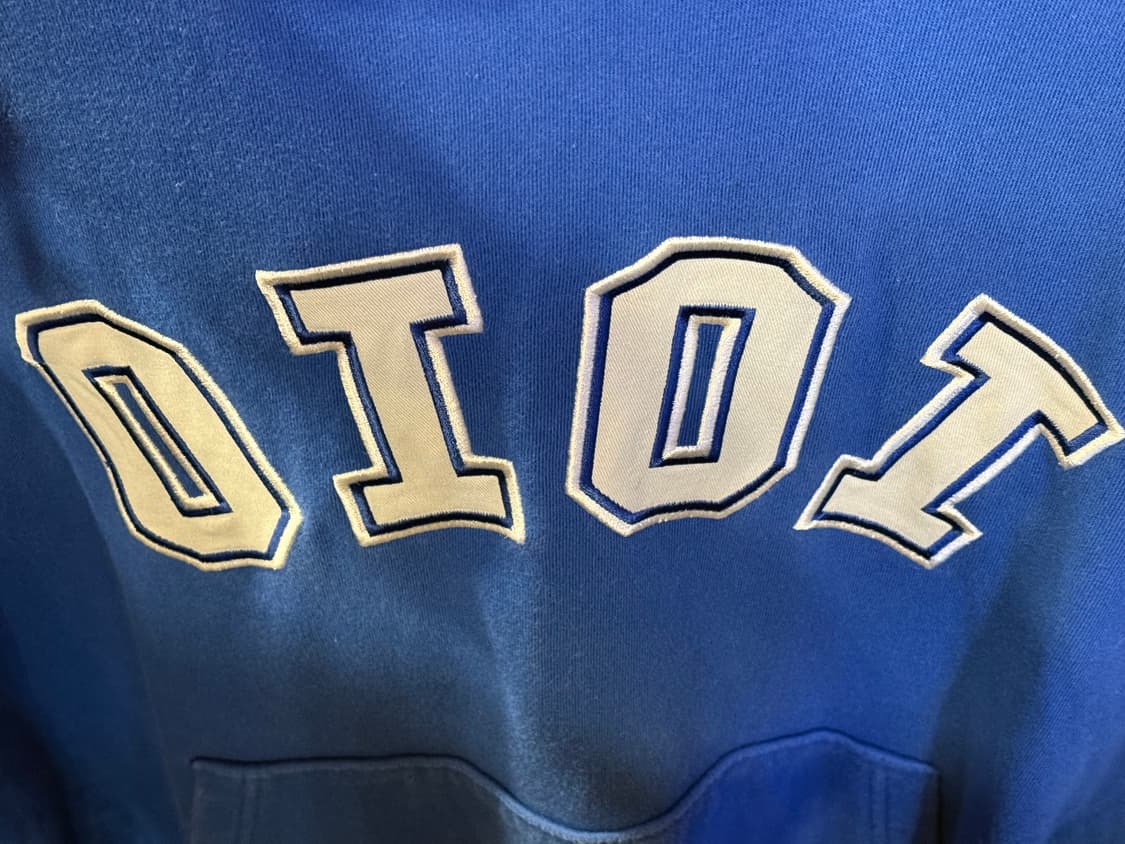 오아이오아이 블루 후드티 상품이미지3