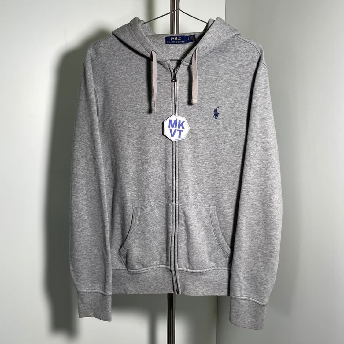 폴로 포니로고 후드집업 상품이미지1