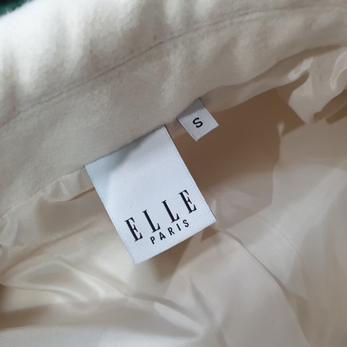 엘르 여성 크림 코트 S 상품이미지4