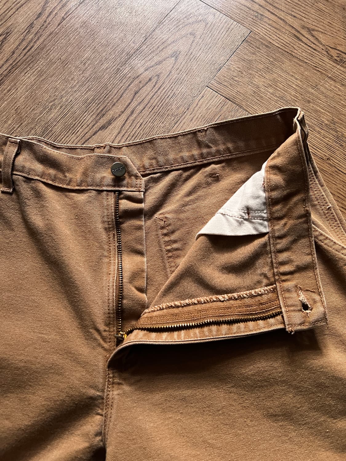 [38]칼하트 USA 브라운 싱글니 카펜터 워크팬츠 상품이미지4