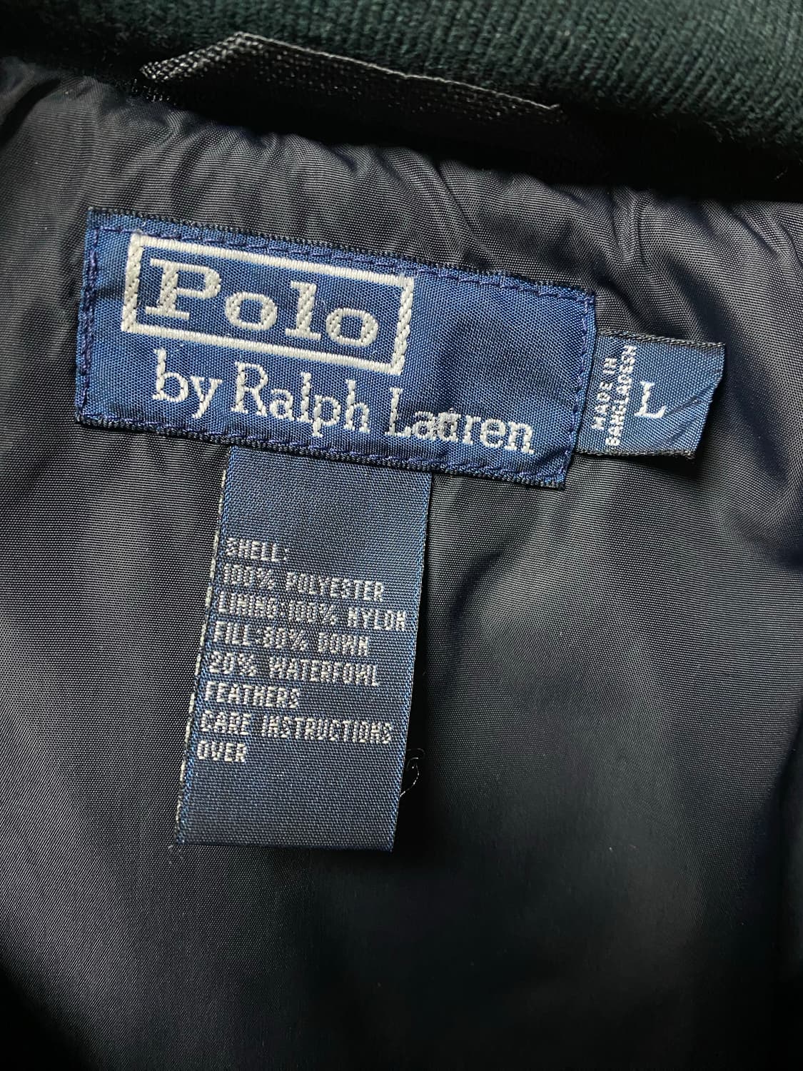 폴로 랄프로렌 푸퍼자켓 L 상품이미지2